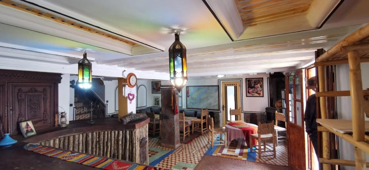 Auberge Des Peupliers Cafe Restaurant Akhendachou n'Ait Ouffi Exteriör bild